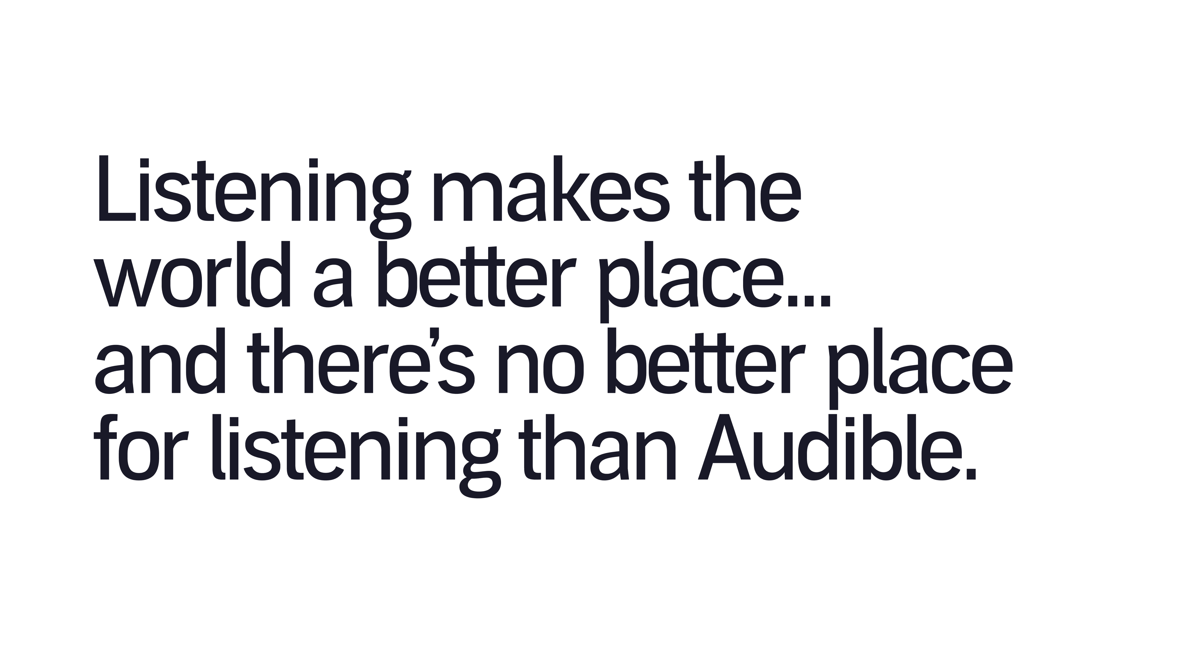 Audible typography