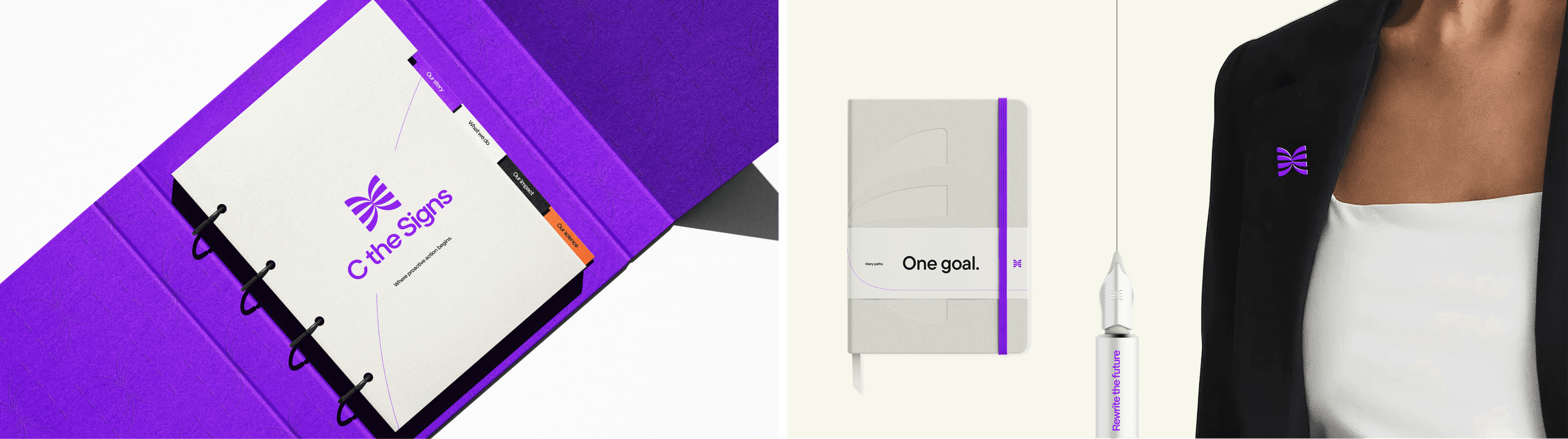 Visual identity system for C the Signs