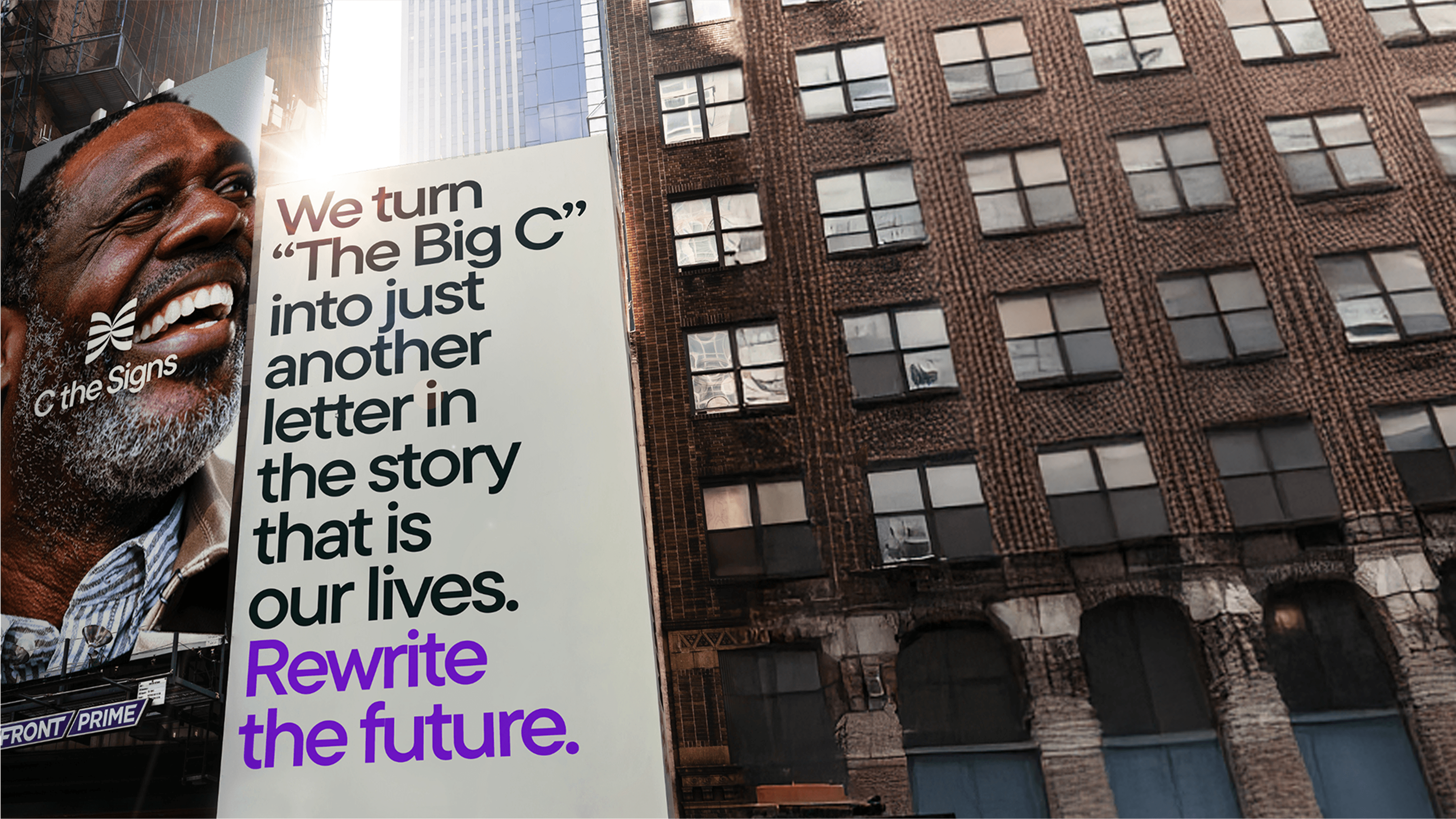 C the Signs, OOH Billboard showcasing our powerful message.