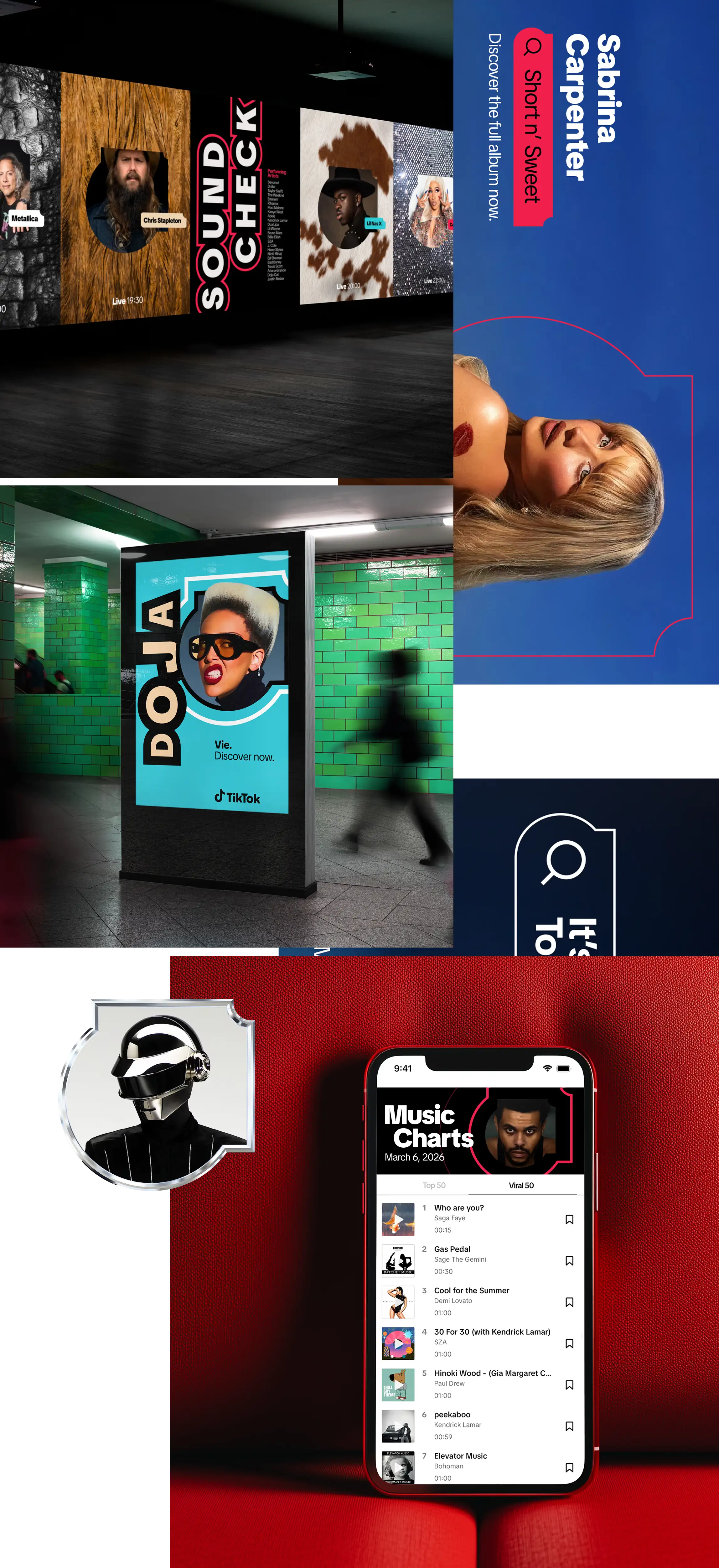 TikTok Music — brand application