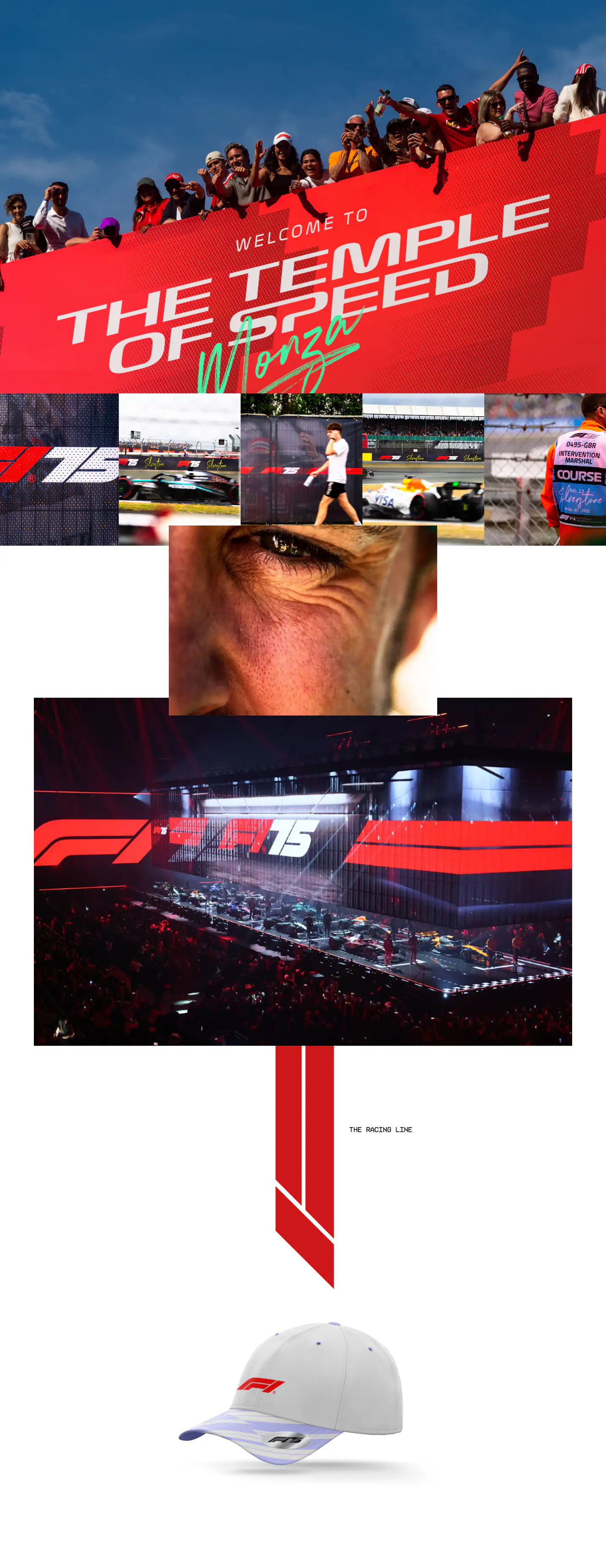 F1 brand applications — Monza billboard to arena